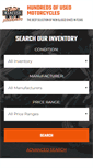 Mobile Screenshot of hundredsofusedmotorcycles.com